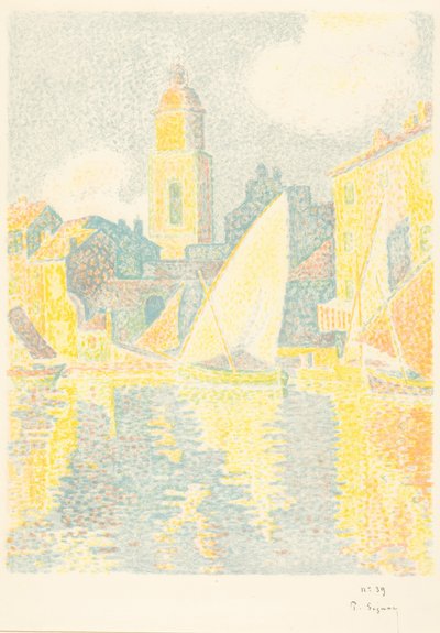 Saint-Tropez: Hamnen av Paul Signac