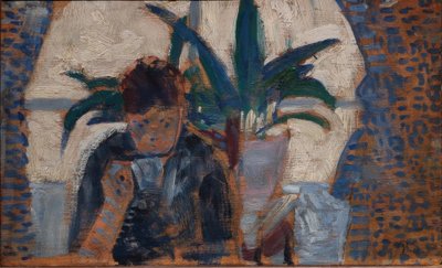 Studie om matsalen av Paul Signac