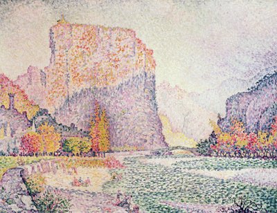 Klipporna vid Castellane, 1902 av Paul Signac