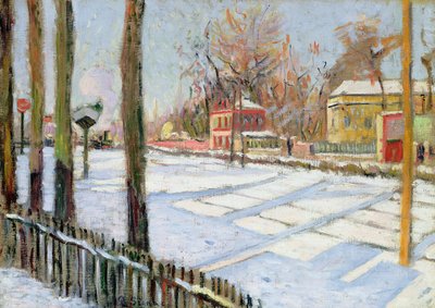 Snön, Bois, 1886 av Paul Signac