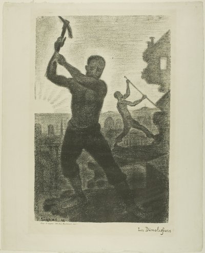 The Wreckers av Paul Signac