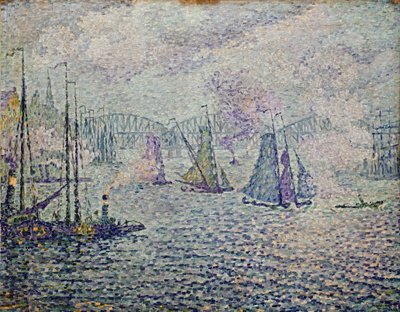 Rotterdams hamn av Paul Signac