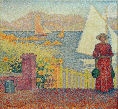 Tor i Saint-Tropez av Paul Signac