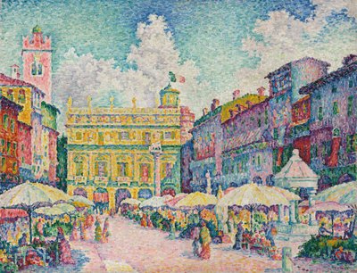 Verona marknad av Paul Signac