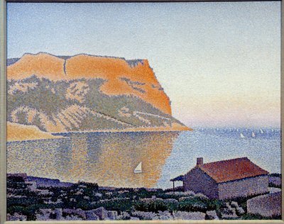 Utsikt över svartvinbärsbukten, Cap Canaille Målning av Paul Signac (1863-1935) 1889 Privat samling - Utsikt över Cassisbukten, Cap Canaille. Målning av Paul Signac (1863-1935) av Paul Signac