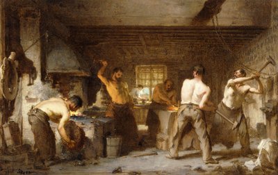 Smedens smedja, av Paul Soyer
