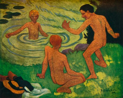 Pojkar badar, 1906 av Paul Sérusier