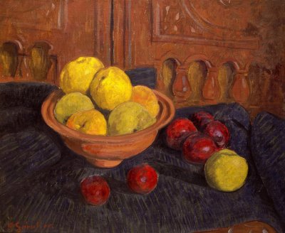 P.Sérusier, Stilleben med äpplen / målning, 1915 av Paul Sérusier