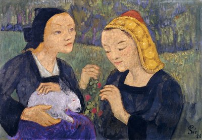 Avgifterna; Les Fees, 1926 av Paul Sérusier