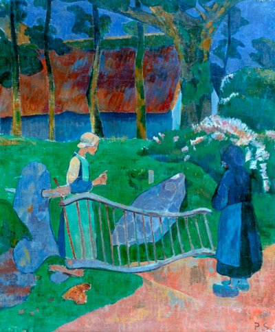 Den blommade porten, 1889. av Paul Sérusier