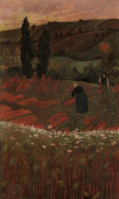 Skörden av bovete av Paul Sérusier