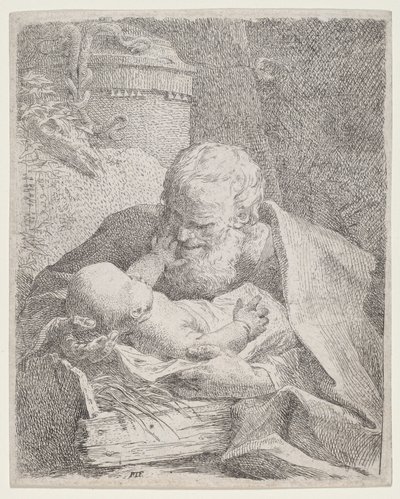 Saint Joseph med Kristusbarnet av Paul Troger