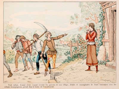 Illustration hämtad från boken "" Jeanne d