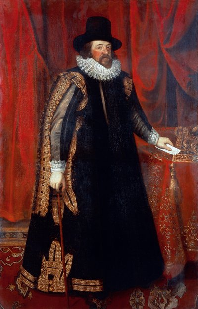 Porträtt av Francis Bacon (London av Paul van Somer