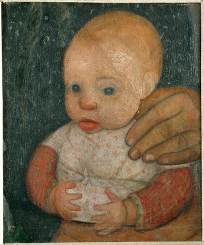 Barn och mammas hand av Paula Modersohn-Becker