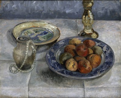 Stilleben med äpplen av Paula Modersohn-Becker