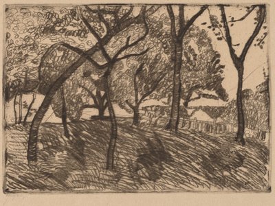 Landskap med träd av Paula Modersohn Becker