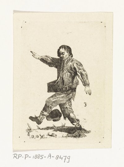springande man av Paulus Charles Gerard Poelman
