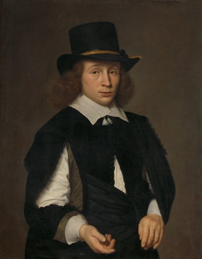Porträtt av Dirck Hendrick Meulenaer (1620-in eller efter 1649?) av Paulus Hennekyn