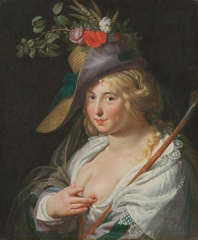 Den blonda herdinnan av Paulus Moreelse
