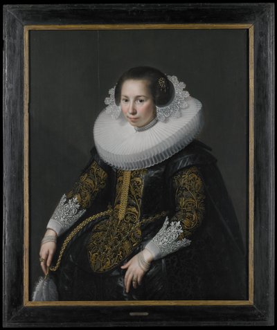 Porträtt av Catharina van Voorst av Paulus Moreelse