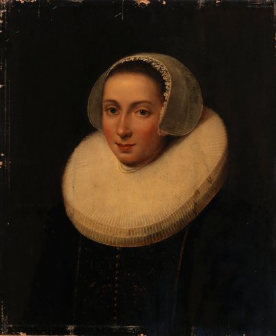 Porträtt av en dam av Paulus Moreelse
