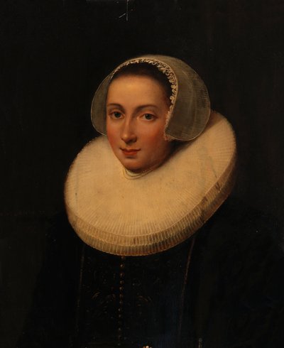 Porträtt av en dam, tidigt 1600-tal av Paulus Moreelse