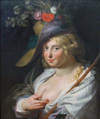 Den blonda herdinnan av Paulus Moreelse
