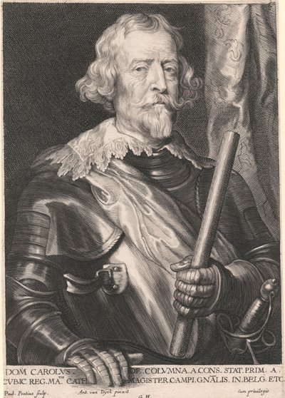 Carolus de Columna av Paulus Pontius