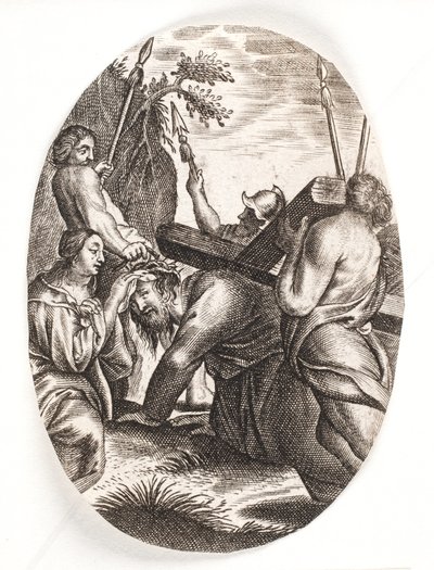 Kristus bär korset av Paulus Pontius