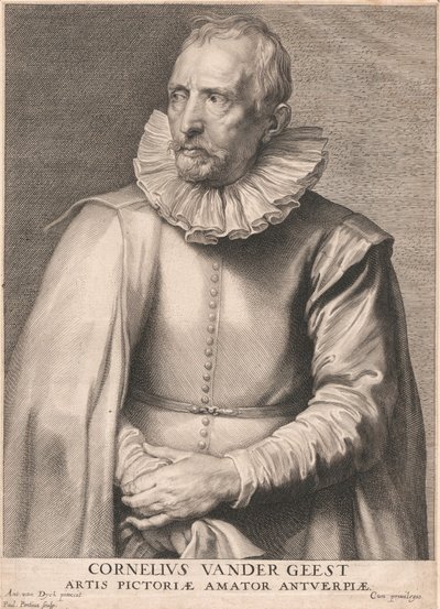Cornelius Vander Geest av Paulus Pontius