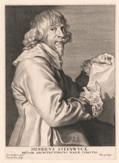 Henricus Steenwyck, Haaggrevens arkitekturmålare av Paulus Pontius