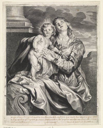 Maria med Jesusbarnet av Paulus Pontius