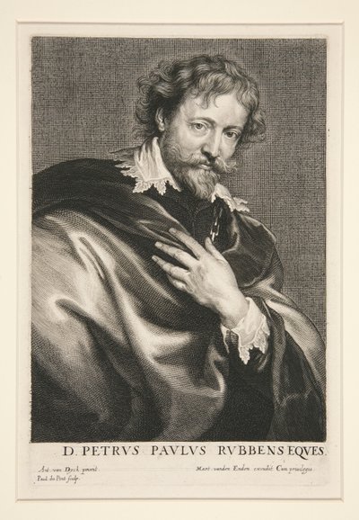 Peter Paul Rubens (1577-1640) av Paulus Pontius
