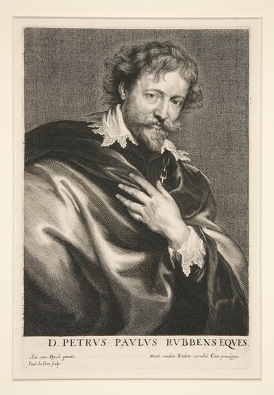 Peter Paul Rubens (1577-1640) av Paulus Pontius