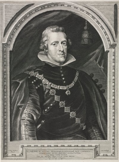 Porträtt av Filip IV av Paulus Pontius