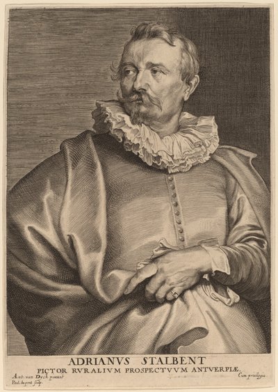 Adrian av Stalbemt av Paulus Pontius after Sir Anthony van Dyck
