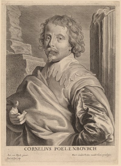 Cornelis van Poelenburgh av Paulus Pontius after Sir Anthony van Dyck