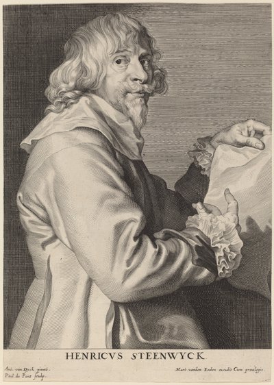 Henricus Steenwyck av Paulus Pontius after Sir Anthony van Dyck