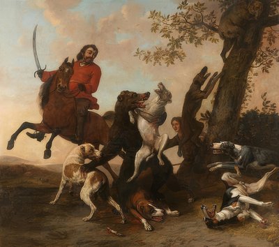 Bärenjagd. 1649 av Paulus Potter