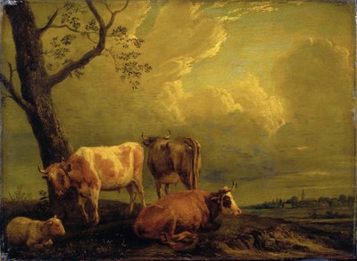 Nötkreatur och får av Paulus Potter