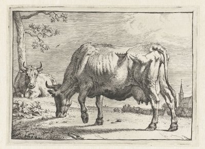 Betande ko The Bull Book (serietitel) av Paulus Potter