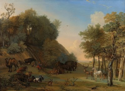 Orfeus och djuren. 1650 av Paulus Potter