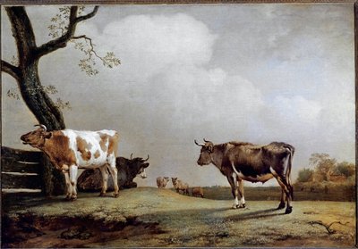 Ängen. (olja på duk av Paulus Potter