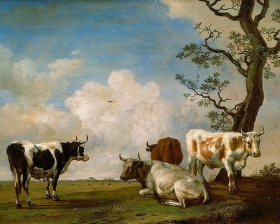 Fyra poliser av Paulus Potter
