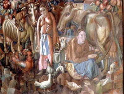 Milkmaids av Pawel Nikolajewitsch Filonow