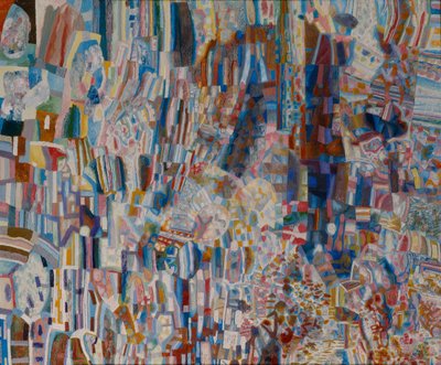 Komposition, 1928-1929 av Pavel Nikolayevich Filonov