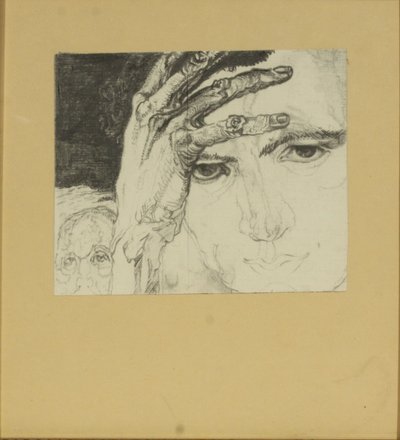 Självporträtt av Pavel Nikolayevich Filonov