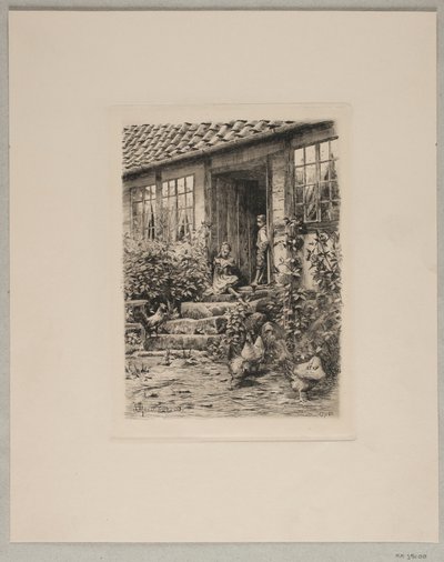 Barn på trappan av Peder Monsted