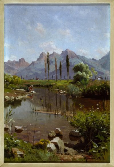 Strömmen vid Genèvesjön av Peder Monsted